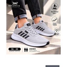 Branca Unisex Kadın Erkek Yarı Ortapedik Günlük Spor Sneaker Yürüyüş Outdoor Ayakkabı Buz - Siyah