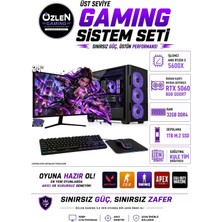 Özlen X105 Ryzen 5 5600X Rtx 5060 8gb 32GB Ram 1tb M.2 SSD 24'' Full Hd 200Hz Oyuncu Bilgisayarı