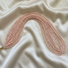 Moony Stone 2 mm Pembe Sedef Dizi Boncuk