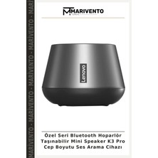 Marivento Özel Seri Bluetooth Hoparlör Taşınabilir Mini Speaker K3 Pro Cep Boyutu Ses Arama Cihazı