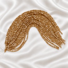 Moony Stone 6 mm Esmer Sedef Dizi Boncuk