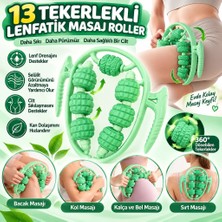 Bm 13 Tekerlekli Circular Lenfatik Masaj Roller – Selülit Giderici, Cilt Sıkılaştırıcı, Bacak Kol Sırt Masaj Aleti
