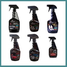 Trendexa 6'lı Araç Bakım Seti Torpido Jant Döşeme Motor Lastik Parlatıcı Hızlı Cila Spreyi 500 ml Mac