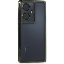 Atlasnua Vivo V29 Lite Kılıf Razer Lensli Silikon - Yeşil