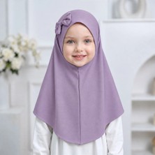Syn Shop Mor Lila Bebek Kız Çocuk Ithal Pratik Tak Çıkar Hazır Kolay Baş Örtüsü Akıllı Eşarp Şal Bone Likralı Hijab Hediyelik