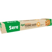 Sera Doğal Hazır Kesilmiş Pişirme Kağıdı 30'lu (8'li Paket)