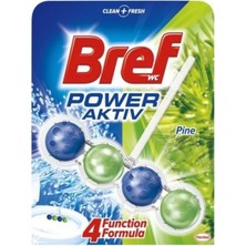 Bref Power Aktiv Katı Klozet Bloğu Çam Tekli (8'li Paket)