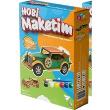 Hobi Eğitim Dünyası Hobi Maketim Klasik Araba Kutu Oyunu (16'li Paket)