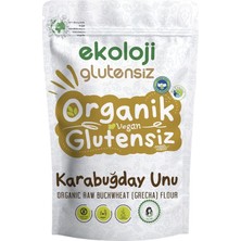 Ekoloji Glutensiz Organik Glutensiz Çiğ Karabuğday Unu 500 Gr. (8'li Paket)