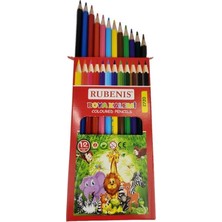 Rubenis Rubeni̇s 12 Renk Tam Boy Kuru Boya (24'li Paket)