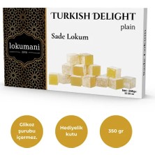 Lokumani Sade Lokum 350 gr (15'li Paket)