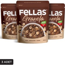 Fellas Granola - Fındık & Kakao 200G - 3'lü Paket (5'li Paket)
