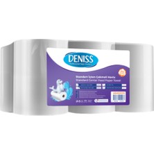 Deniss Standart Içten Çekmeli Havlu 3 kg 6'lı (5'li Paket)