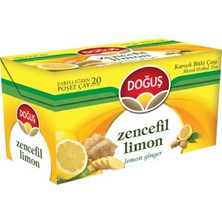 Doğuş Zencefil Limon Bitki Çayı 20'li (12'li Paket)