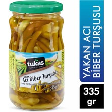 Tukaş Yakan Acı Biber Turşusu 335 G (24'li Paket)