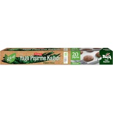 Roll-Up Doğa Dostu Kesilmiş Pişirme Kağıdı 37X42CM 20 Yaprak 1 Adet (16'li Paket)