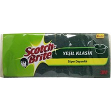Scotch Brite Yeşil Klasik Bulaşık Süngeri 8'li (24'li Paket)