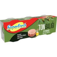 Superfresh Zeytinyağlı Ton Balığı 3X75 gr (16'li Paket)