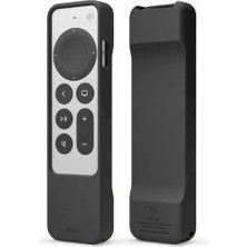 Gümrük Bey Elago R1 Intelli Case Apple Tv Siri Remote 2021 Manyetik Silikon Kılıf Siyah Er1-21-Bk