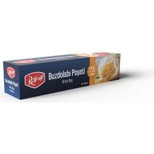 Roll-Up Buzdolabı Poşeti Orta Boy 24X38CM 75 Adet (16'li Paket)