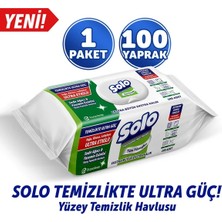 Solo Temizlikte Ultra Güç Sedir Ağacı Yasemin Esintisi Yüzey Temizlik Havlusu 100 Yaprak (10'li Paket)