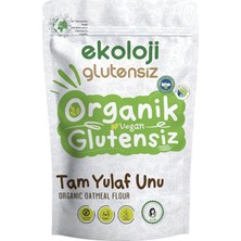 Ekoloji Glutensiz Organik Glutensiz Tam Yulaf Unu 500 Gr. (12'li Paket)