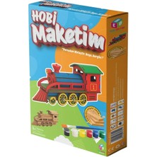 Hobi Eğitim Dünyası Hobi Maketim Buharlı Tren Kutu Oyunu (16'li Paket)
