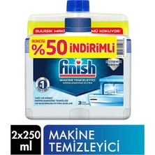 Finish Bulaşık Makinesi Temizleyici, Koku Giderici Hijyenik Bakım Sıvısı 250 ml x 2 (16'li Paket)