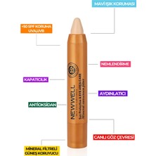 New Well Güneş Korumalı Göz Çevresi Concealer Cream 50+Spf (12'li Paket)