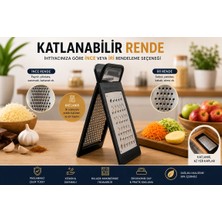 Lilasso Katlanabilir x Rende Çift Taraflı-Siyah (16'li Paket)