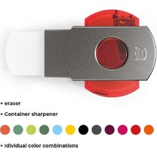 Eisen Ei̇sen Mod 480 Si̇lgi̇li̇ Hazneli̇ Tekli̇ Kalemtiraş (10'li Paket)