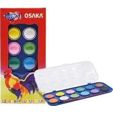 Osaka 12 Renk Sulu Boya (12'li Paket)