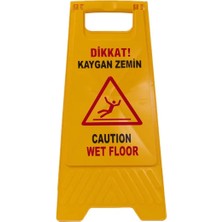 Üçtem Kaygan Zemin Levhası 950 gr - Türkçe + Ingilizce (10'li Paket)