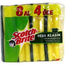 Scotch Brite Tırnak Koruyuculu Bulaşık Süngeri 8'li (6'li Paket)