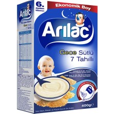 Arılac Ek Gıda 400 G Sütlü & 7 Tahıllı Gece 6-36 Ay (24'li Paket)