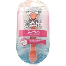 Wilkinson Sword Quattro For Women 1up Kadın Tıraş Makinesi[outlet] (20'li Paket)