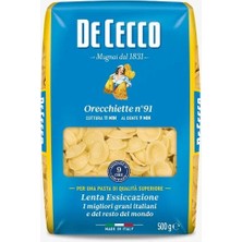 De Cecco Orecchiette Kulakçık Makarna 500 gr (12'li Paket)