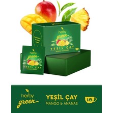 Herby Yeşil Çay Mango ve Ananaslı (16'li Paket)