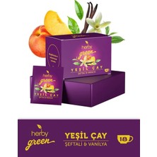 Herby Yeşil Çay Şeftali ve Vanilya (8'li Paket)