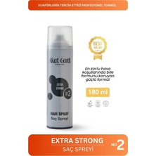 Akat Gardi Saç Spreyi Extra Strong No:2 Gri 180 ml (10'li Paket)