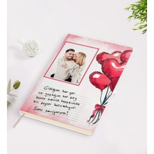 BK Gift Kişiye Özel Kendi El Yazın Mesajlı Fotoğraflı Hediye Beyaz Defter-3