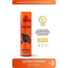 Akat Gardi Saç Spreyi Ultra Strong No:3 Turuncu 180 ml (12'li Paket)