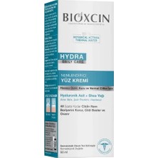 Bioxcin Hydra Nemlendirici Yüz Kremi Hasas Dahil, Kuru ve Normal Ciltler Için 50 ml (12'li Paket)