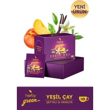 Herby Yeşil Çay Şeftali ve Vanilya (16'li Paket)