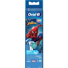 Oral-B Şarjlı Diş Fırçası Yedek Başlık 2'li Spiderman (6'li Paket)