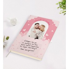 BK Gift Kişiye Özel Kendi El Yazın Mesajlı Fotoğraflı Hediye Beyaz Defter-2