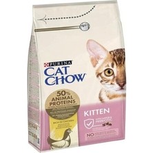 Hill's Cat Chow Kitten Tavuklu Yavru Kedi Maması 1,5 kg (Açık)