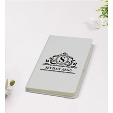 BK Gift Kişiye Özel Isimli 9X14CM Beyaz Defter - Model 12