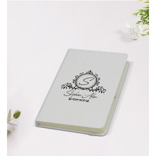 BK Gift Kişiye Özel Isimli 9X14CM Beyaz Defter - Model 11