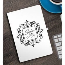 BK Gift Kişiye Özel Isimli Beyaz Defter - 1